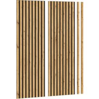 Paneel SILENCE 2er-Set Eiche Artisan Nachbildung anthrazit B/H/T: ca. 40x120x2 cm von xonox.home
