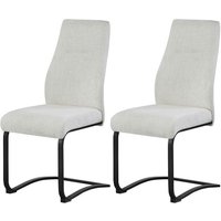 Schwingstuhl TINA, 2er Set creme schwarz B/H/T: ca. 43x98x59 cm Schwingstuhl TINA, 2er Set creme schwarz B/H/T: ca. 43x98x59 cm von xonox.home