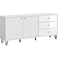 Sideboard PRISMA weiß weiß Hochglanz B/H/T: ca. 170x76x40 cm Sideboard PRISMA weiß weiß Hochglanz B/H/T: ca. 170x76x40 cm von xonox.home