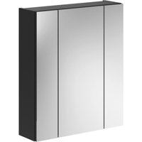 Spiegelschrank LINUS schwarz Spiegel Spanplatte B/H/T: ca. 60x70x18 cm von xonox.home