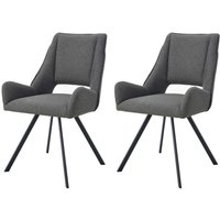 Stuhl HELEN, 2er Set anthrazit schwarz B/H/T: ca. 56x91x63 cm Stuhl HELEN, 2er Set anthrazit schwarz B/H/T: ca. 56x91x63 cm von xonox.home