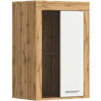Vitrine Jam Eiche Wotan Nachbildung weiß B/H/T: ca. 60x86x35 cm von xonox.home