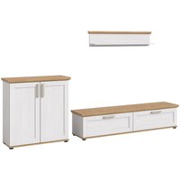 Wohnwand VERONA Lärche Nachbildung Eiche Nachbildung B/H/T: ca. 260x151x40 cm Wohnwand VERONA Lärche Nachbildung Eiche Nachbildung B/H/T: ca. 260x151x40 cm von xonox.home