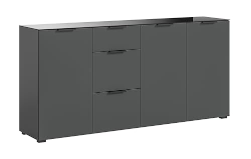 xonox.Home Kommode Ray Kommode Sideboard Schrank anthrazit Nb.,ca.179x86x40 cm xonox.Home Kommode Ray Kommode Sideboard Schrank anthrazit Nb.,ca.179x86x40 cm von xonox.home