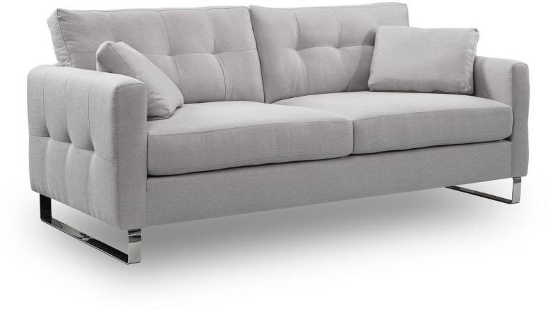 xonox.home 2,5-Sitzer, Sofa aus Flachgewebe in hellgrau inkl. Zierkissen B/H/T: 203x92x94cm xonox.home 2,5-Sitzer, Sofa aus Flachgewebe in hellgrau inkl. Zierkissen B/H/T: 203x92x94cm von xonox.home