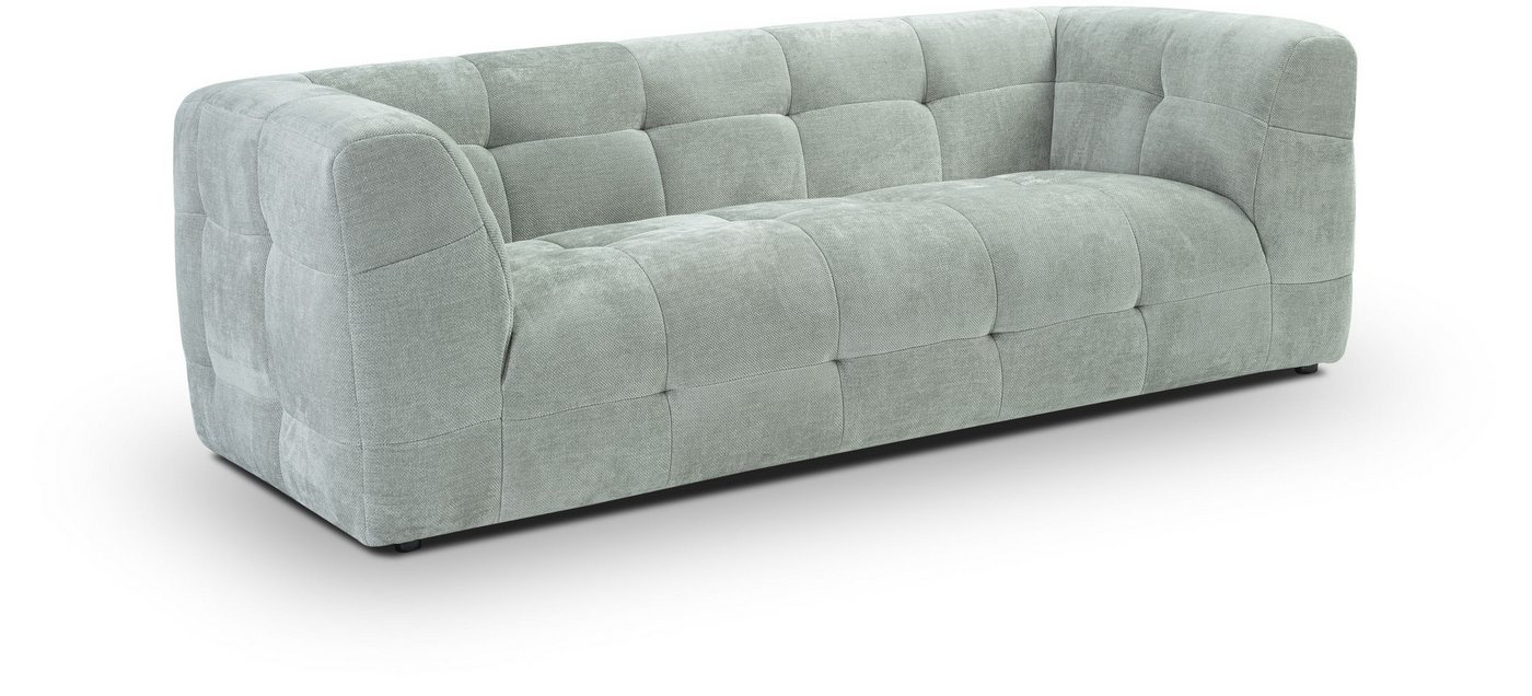 xonox.home 2,5-Sitzer, Sofa aus Strukturstoff in mintblau B/H/T: 217x72x96cm von xonox.home