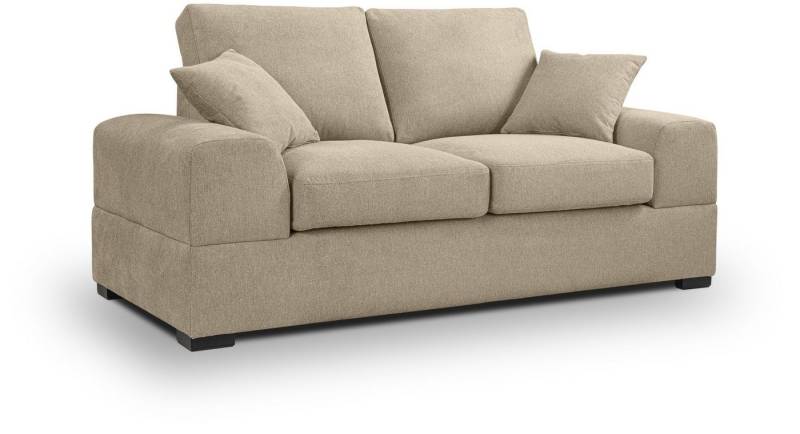 xonox.home 2-Sitzer, Sofa aus Strukturstoff in beige inkl. Zierkissen B/H/T: 182x90x93cm xonox.home 2-Sitzer, Sofa aus Strukturstoff in beige inkl. Zierkissen B/H/T: 182x90x93cm von xonox.home