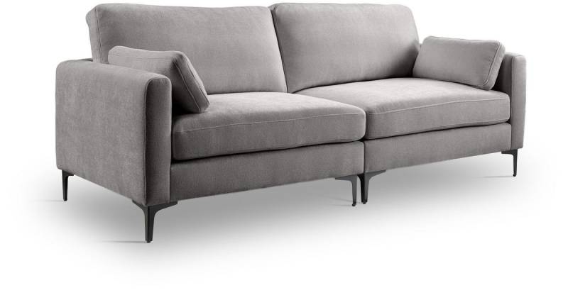 xonox.home 3,5-Sitzer, Sofa aus Webstoff in hellgrau inkl. Zierkissen B/H/T: 225x92x97cm xonox.home 3,5-Sitzer, Sofa aus Webstoff in hellgrau inkl. Zierkissen B/H/T: 225x92x97cm von xonox.home