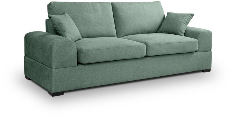 xonox.home 3-Sitzer, Sofa aus Strukturstoff in petrol inkl Zierkissen B/H/T: 221x90x93cm xonox.home 3-Sitzer, Sofa aus Strukturstoff in petrol inkl Zierkissen B/H/T: 221x90x93cm von xonox.home