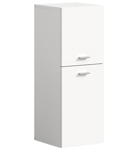xonox.home Badezimmer Boston Badezimmerschrank Badschrank stehend Wandschrank hängend Standschrank Hängeschrank in weiß, ca.30x80x29 cm bodenstehend/hängend montierbar xonox.home Badezimmer Boston Badezimmerschrank Badschrank stehend Wandschrank hängend Standschrank Hängeschrank in weiß, ca.30x80x29 cm bodenstehend/hängend montierbar von xonox.home