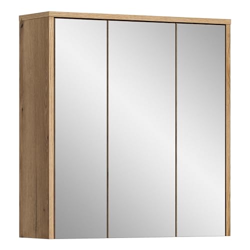 xonox.home Badezimmer Zeno Spiegelschrank Spiegel in Evoke Eiche Nb.ca. 64x68x20 cm von xonox.home