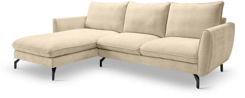 xonox.home Ecksofa, in L-Form Recamiere links aus Webstoff in beige B/H/T: 259x87x165cm xonox.home Ecksofa, in L-Form Recamiere links aus Webstoff in beige B/H/T: 259x87x165cm von xonox.home