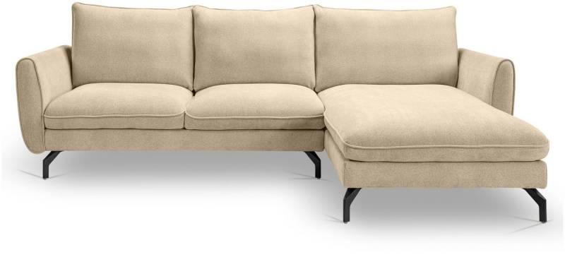 xonox.home Ecksofa, in L-Form Recamiere rechts aus Webstoff in beige B/H/T: 259x87x165cm xonox.home Ecksofa, in L-Form Recamiere rechts aus Webstoff in beige B/H/T: 259x87x165cm von xonox.home