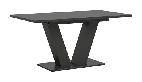 xonox.home Wohnen Motion Esstisch Esszimmer Tisch in grau Nb. V-Gestell in grau Nb. ca.150-190x76x90 cm von xonox.home