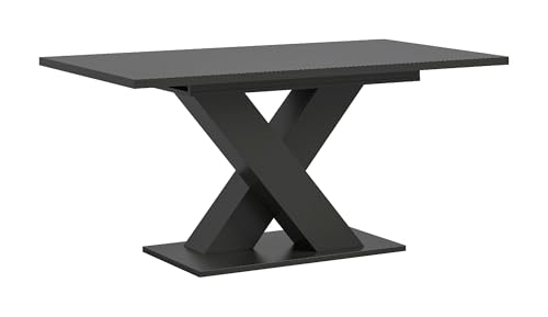 xonox.home Wohnen Motion Esstisch Esszimmer Tisch in grau Nb. X-Gestell in grau Nb. ca.150-190x76x90 cm von xonox.home