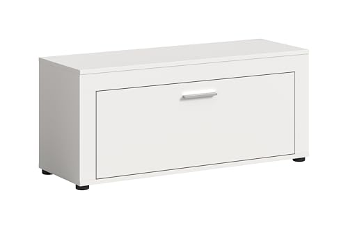 xonox.home Garderobe Jam X8BA9631 Sitzbank Bank in Weiß Nb., ca. 100x44x35 cm von xonox.home
