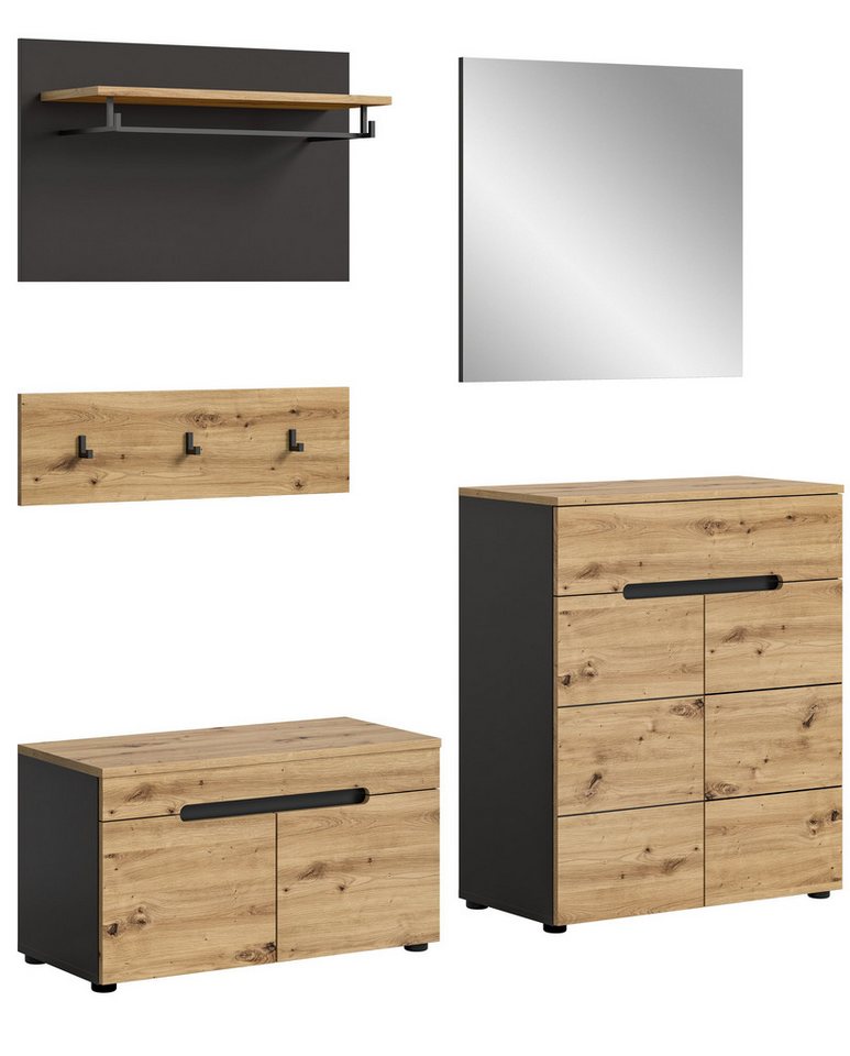 xonox.home Garderoben-Set Canu, 190x175x37 cm von xonox.home