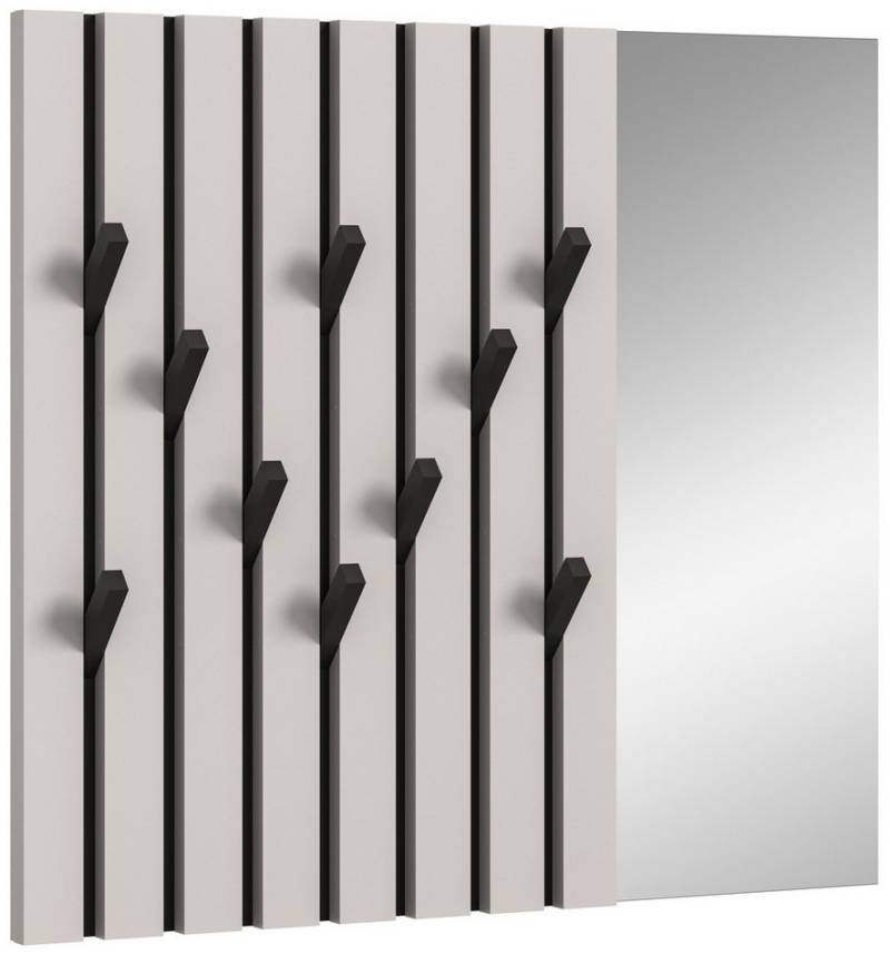 xonox.home Garderobenpaneel in Lightgrey - 120x112x5cm (BxHxT) von xonox.home