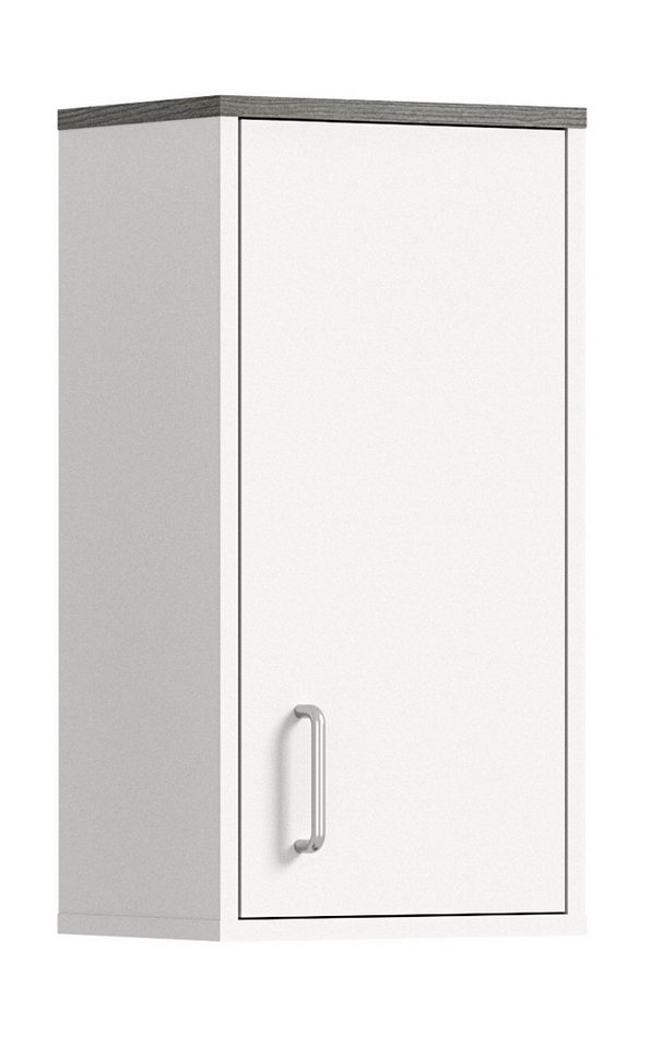 xonox.home Hängeschrank Los Angeles Weiß Siphonausschnitt Melamin Modern 33x70x21 cm von xonox.home