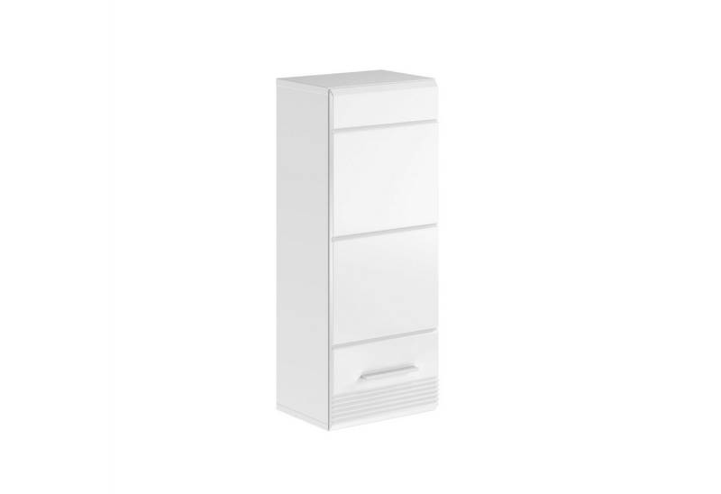 xonox.home Hängeschrank Linus Weiß Hochglanz Melamin 30x77x23 cm von xonox.home