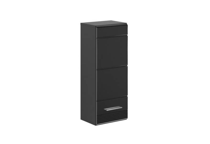 xonox.home Hängeschrank in Schwarz Hochglanz - 30x77x23cm (BxHxT) von xonox.home