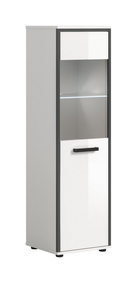 xonox.home Hochschrank inkl. Glasbodenclip in weiß hochglanz B/H/T ca.: 40/139/34 cm xonox.home Hochschrank inkl. Glasbodenclip in weiß hochglanz B/H/T ca.: 40/139/34 cm von xonox.home