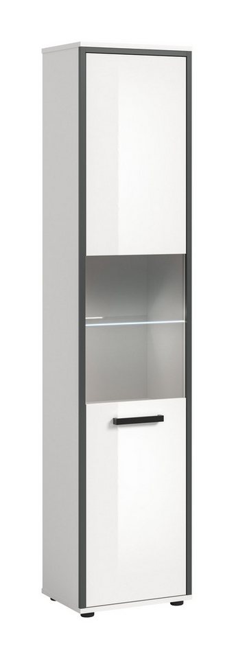 xonox.home Hochschrank inkl. Glasbodenclip in weiß hochglanz B/H/T ca.: 40/188/34 cm xonox.home Hochschrank inkl. Glasbodenclip in weiß hochglanz B/H/T ca.: 40/188/34 cm von xonox.home