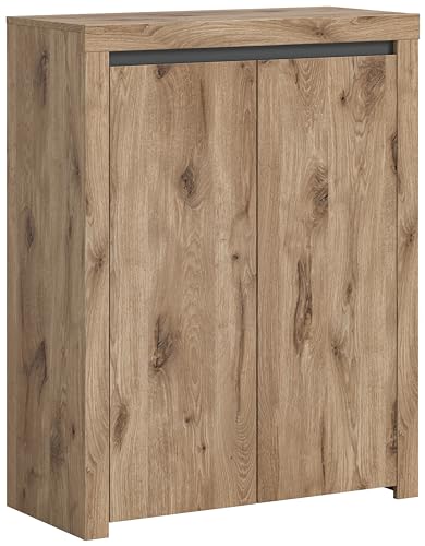 xonox.home Wohnen Woody Kommode Highboard in Nox Oak Nb. ca.81x105x37 cm von xonox.home