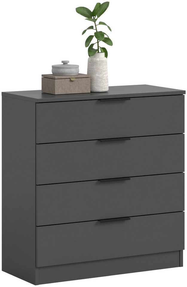 xonox.home Kommode Kopenhagen, Kommode in anthrazit/anthrazit B/H/T ca.: 76 x 80 x 35 cm xonox.home Kommode Kopenhagen, Kommode in anthrazit/anthrazit B/H/T ca.: 76 x 80 x 35 cm von xonox.home