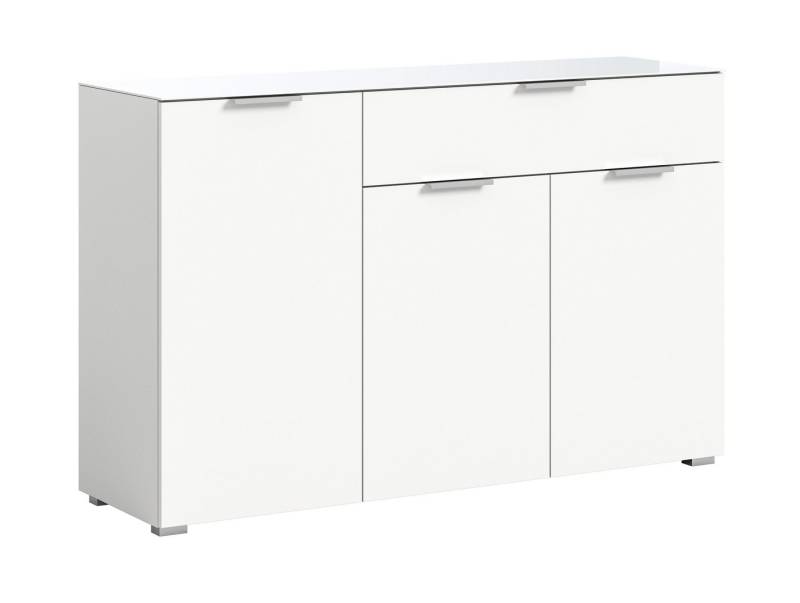 xonox.home Kommode Ray, Weiß Softclose Modern 135x86x40 cm von xonox.home