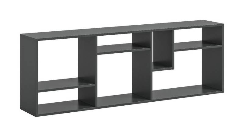 xonox.home Regal, Grau Für TV Bis 65 Zoll Melamin Modern 159x54x28 cm von xonox.home