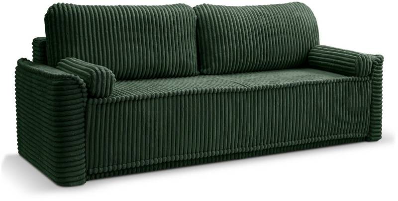 xonox.home Schlafsofa, 3 Sitzer aus Cord in smaragdgrün inkl. Zierkissen B/H/T: 225x96x93cm xonox.home Schlafsofa, 3 Sitzer aus Cord in smaragdgrün inkl. Zierkissen B/H/T: 225x96x93cm von xonox.home