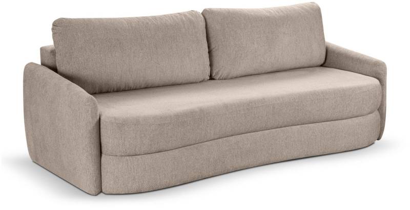 xonox.home Schlafsofa, 3 Sitzer aus Strukturstoff in beige B/H/T: 231x93x108cm xonox.home Schlafsofa, 3 Sitzer aus Strukturstoff in beige B/H/T: 231x93x108cm von xonox.home
