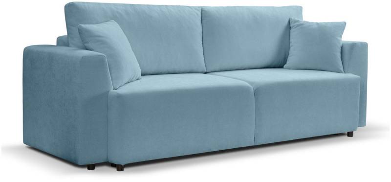 xonox.home Schlafsofa, 3 Sitzer aus Webstoff in hellblau inkl. Zierkissen B/H/T: 250x95x99cm xonox.home Schlafsofa, 3 Sitzer aus Webstoff in hellblau inkl. Zierkissen B/H/T: 250x95x99cm von xonox.home