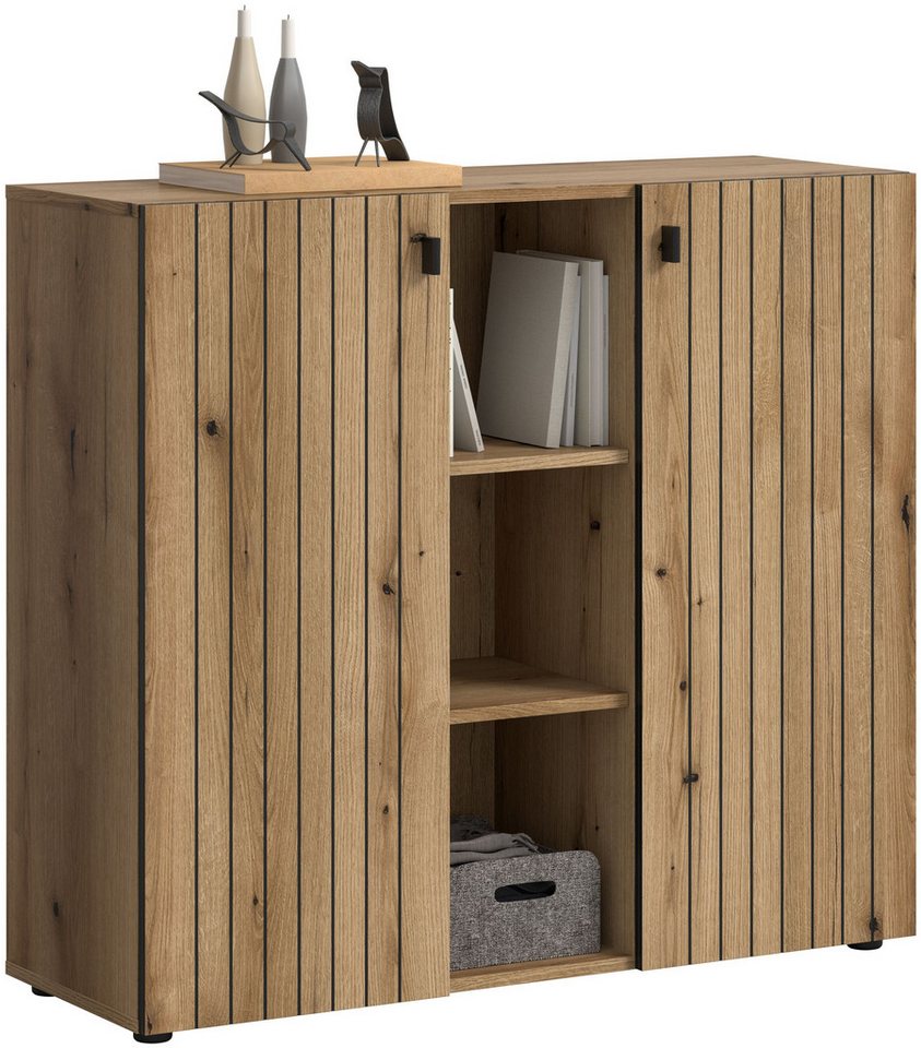 xonox.home Schuhkommode Station, in Evoke Oak Nachbildung B/H/T ca.: 106/96/37 cm xonox.home Schuhkommode Station, in Evoke Oak Nachbildung B/H/T ca.: 106/96/37 cm von xonox.home