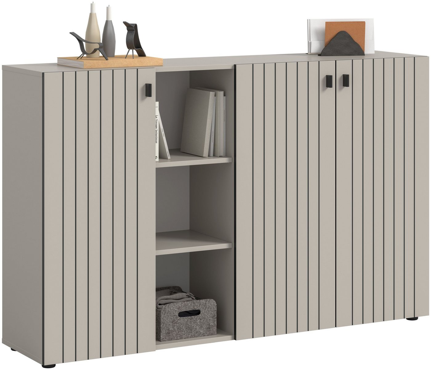 xonox.home Schuhkommode Station, in Kaschmir Nachbildung B/H/T ca.: 150/96/37 cm xonox.home Schuhkommode Station, in Kaschmir Nachbildung B/H/T ca.: 150/96/37 cm von xonox.home