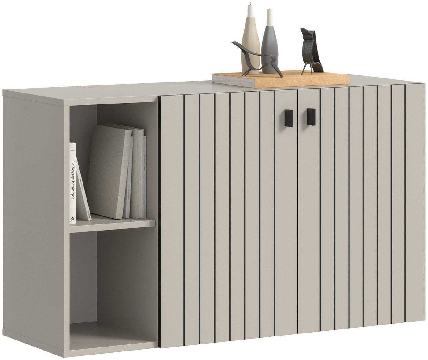 xonox.home Schuhschrank Station in Kaschmir Nachbildung B/H/T ca.: 106/63/37 cm xonox.home Schuhschrank Station in Kaschmir Nachbildung B/H/T ca.: 106/63/37 cm von xonox.home