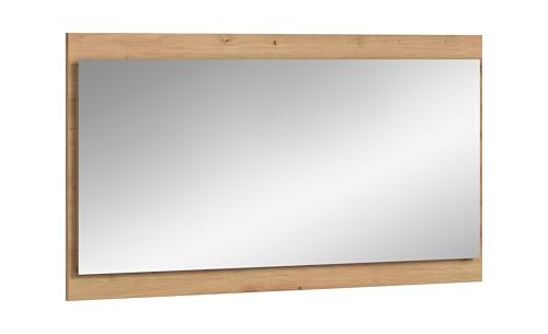 xonox.home – Spiegel Drive 60x110x6 cm in Artisan Oak Nachbildung – Moderner Garderobenspiegel mit Holzoptik für Garderobe & Flur – Wandspiegel stilvoll & raumsparend von xonox.home