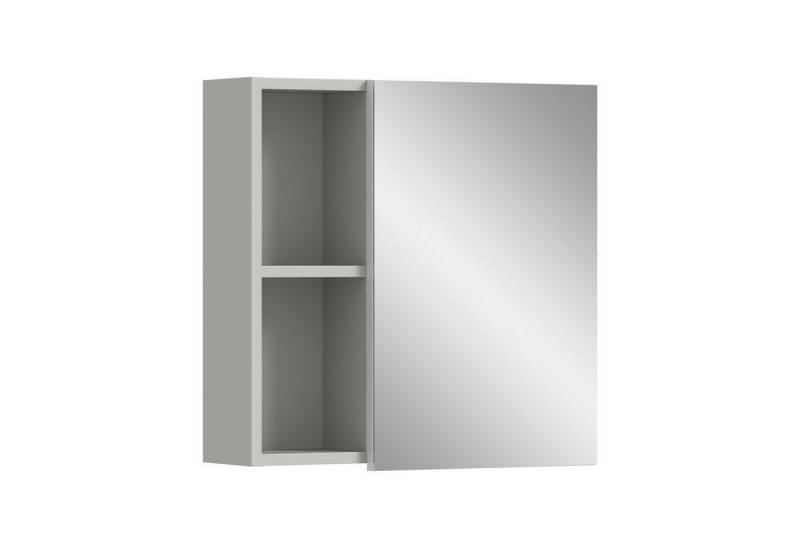 xonox.home Spiegelschrank Hellgrau Nachbildung / Spiegelfront 55x55x17 cm von xonox.home