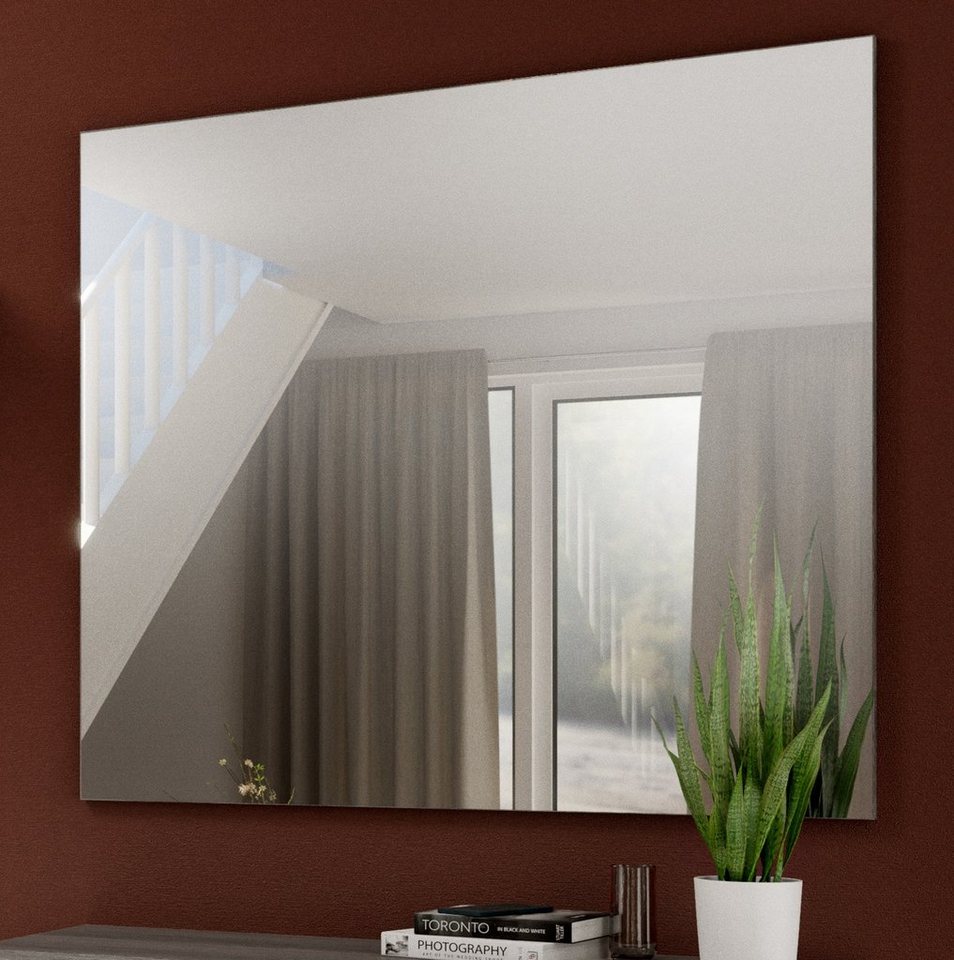 xonox.home Wandspiegel Scout (Garderobenspiegel grau Rauchsilber), 90 x 87 cm von xonox.home