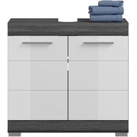 xonox.home Waschbeckenunterschrank »Scout«, BxHxT: 60 x 56 x 34 cm, Holzwerkstoff - weiss | silberfarben von xonox.home