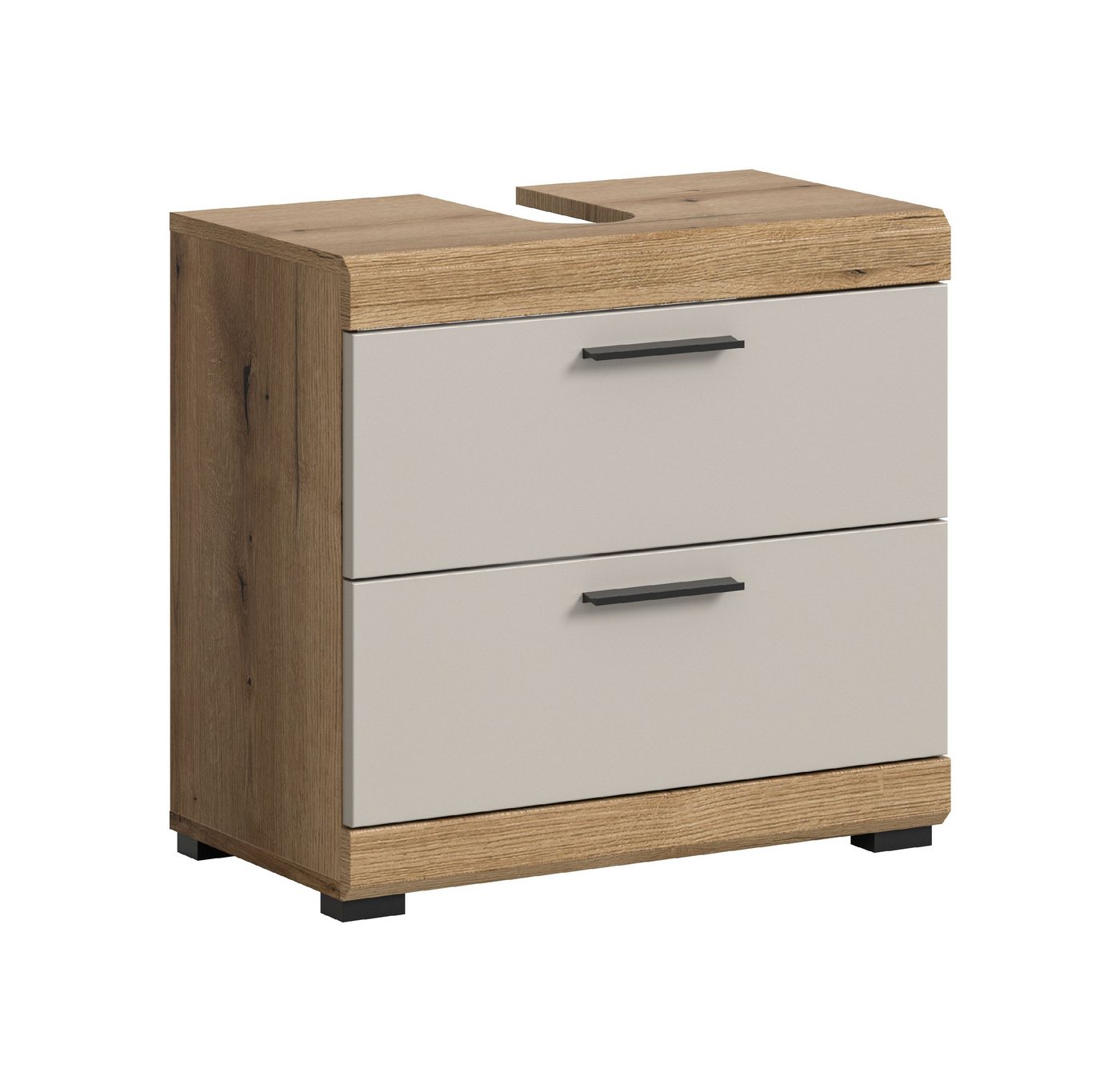 xonox.home Waschbeckenunterschrank Scout Evoak Oak Nachbildung Melamin beschichtet modern 60x56x34 cm von xonox.home