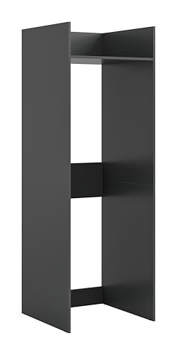 xonox.home – Waschmaschinenschrank Free 66x195x62 cm in anthrazit Nachbildung – Schranklösung über Waschmaschine & Trockner – Funktionaler Stauraum für Bad oder Waschküche – modernes, schlankes Design xonox.home – Waschmaschinenschrank Free 66x195x62 cm in anthrazit Nachbildung – Schranklösung über Waschmaschine & Trockner – Funktionaler Stauraum für Bad oder Waschküche – modernes, schlankes Design von xonox.home