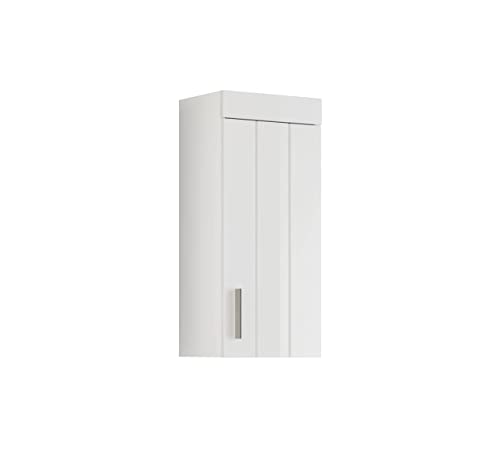 xonox.home X19A9721 Snow Hängeschrank Bad in Weiß Hochglanz, Badschrank 36 x 79 x 24 cm von xonox.home