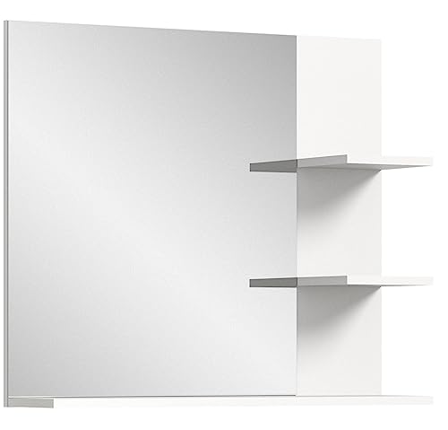 xonox.home X2NE4719 Spiegel 80x70x20 cm in weiß und Spiegelfront xonox.home X2NE4719 Spiegel 80x70x20 cm in weiß und Spiegelfront von xonox.home