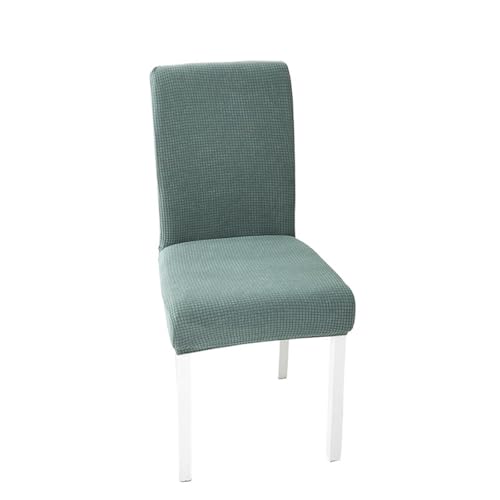 Wasserdichter Stretch-Stuhlbezug, modern, einfach, for Hotel, Esstisch, Restaurant, universeller Stuhlschutzbezug(MatchaGreen,6pcs) von xotoa