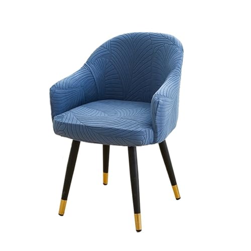 xotoa Hohe Armlehne Gebogene Stuhl Abdeckung Rückenlehne Integrierte Design Hause Sitz Protector(Aquablue,6pcs) von xotoa
