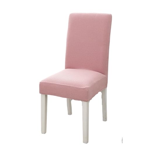 xotoa Moderne einfache elastische Stuhlhusse Dicke Einteilige Esstisch- und Stuhlschutzhülle(SakuraPowder,6pcs) von xotoa