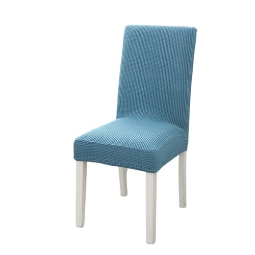 xotoa Moderne einfache elastische Stuhlhusse Dicke Einteilige Esstisch- und Stuhlschutzhülle(WestLakeBlue,2pcs) von xotoa