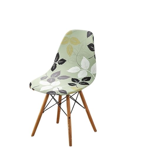 xotoa Schlichter, moderner Stuhlbezug for Esszimmerstühle, Stretch-Stuhlbezug, oval, universelles Design, Polyesterfaser-Mischgewebe(Aijia,2 PCS) von xotoa